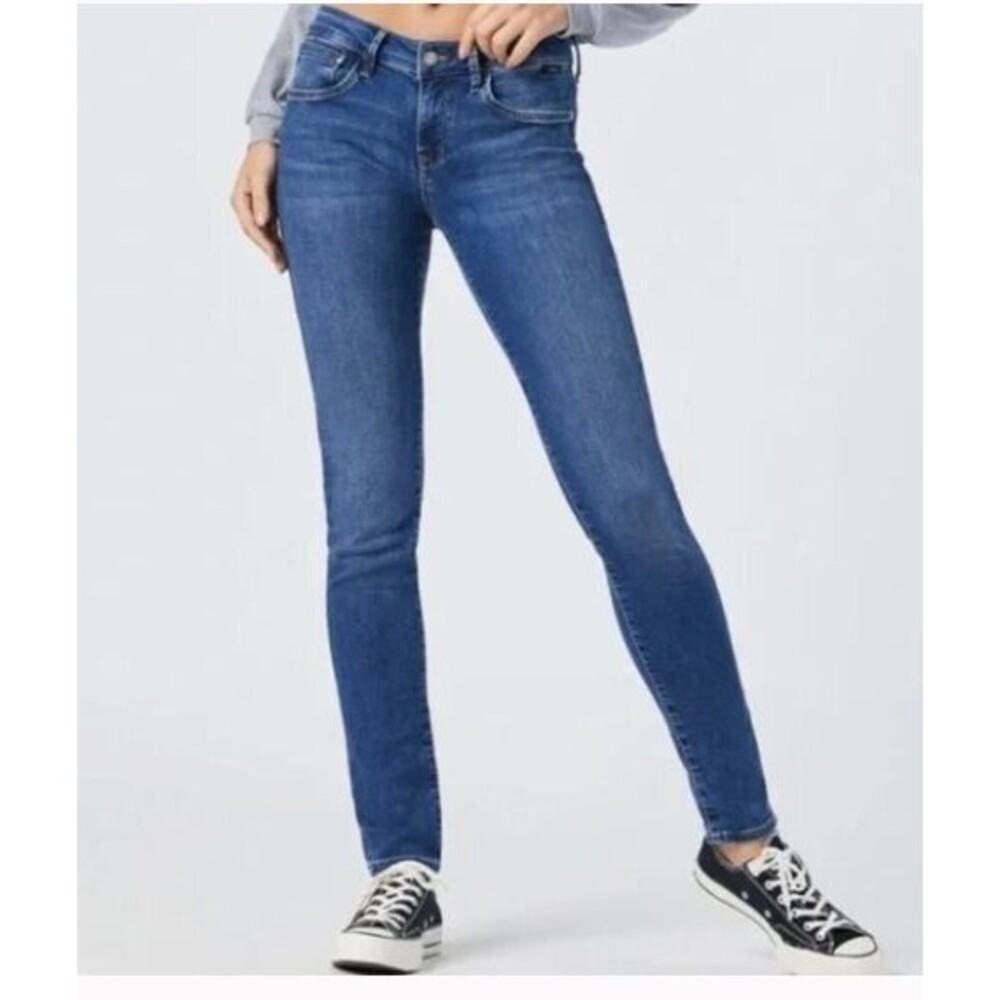 Mavi Alexa Jeans NWT Mid Rise Supersoft Skinny Stretch Retail $98 Women Sz 27/30